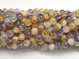 Amethyst, Citrine, 6mm Round-BeadDirect