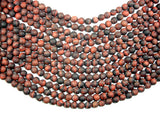 Matte Red Tiger Eye Beads, 8mm, Round Beads