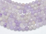 Lavender Amethyst, Lavender Jade, 4mm Micro Faceted Round-BeadDirect
