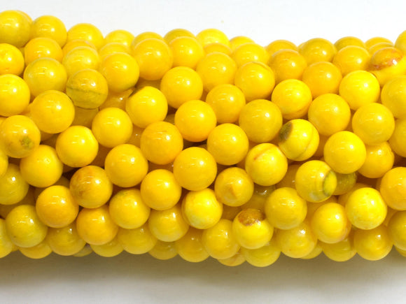 Jade - Yellow, 6mm Round-BeadDirect