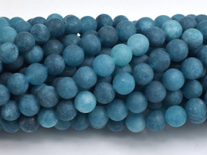 Matte Jade - Blue, 6mm Round-BeadDirect