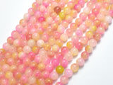Jade - Pink & Yellow, 6mm Round-BeadDirect