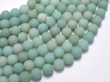 Matte Amazonite Beads, Round, 8mm