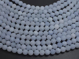 Matte Jade - Light Blue, 8mm Round-BeadDirect
