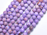 Jade - Purple, 8mm Round-BeadDirect