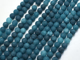 Matte Jade - Blue, 6mm Round-BeadDirect
