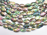 Abalone 10x14mm-13x20mm Puffy Oval-BeadDirect