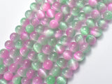 Selenite - Green & Purple, 8mm (8.5mm)-BeadDirect