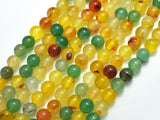 Rainbow Agate Beads, Round, 8mm, 15.5 Inch-BeadDirect