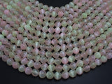 Selenite - Peach & Yellow, 8mm (8.5mm)-BeadDirect