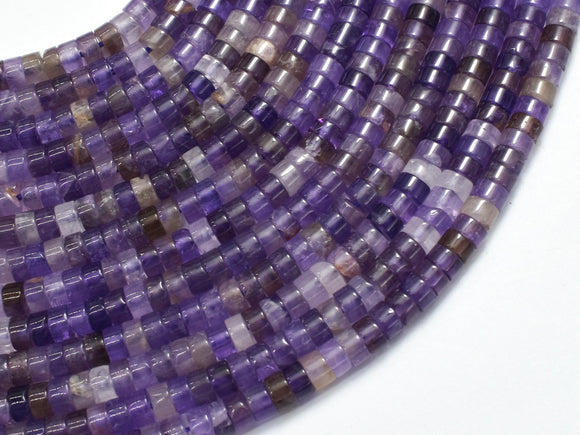 Amethyst, Approx. 2x4mm, Heishi Disc-BeadDirect