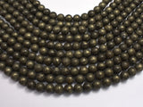 Pyrite Beads, 8mm Round Beads-BeadDirect