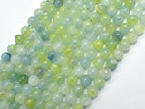 Jade - Light Green & Blue 6mm Round