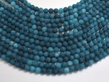 Matte Jade - Blue, 6mm Round-BeadDirect