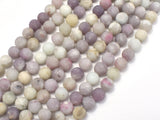 Matte Lilac Jasper Beads, Pink Tourmaline Beads, 8mm (8.6mm)-BeadDirect