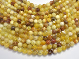 Yellow Opal, 8mm (8.5mm) Round-BeadDirect