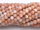 Sunstone, 4mm Round Beads