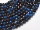 Blue Opal, 6mm (6.6mm) Round-BeadDirect