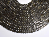 Golden Obsidian, 6mm Heart-BeadDirect