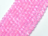 Selenite - Pink, 6mm (6.5mm) Round-BeadDirect