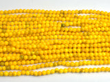 Jade - Yellow, 4mm Round-BeadDirect