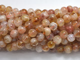 Citrine Beads, 8mm, Round