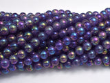 Mystic Coated Amethyst 6mm (6.5mm) Round-BeadDirect