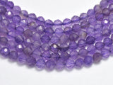 Amethyst Beads, 3mm (3.5mm) Micro Faceted Round-BeadDirect