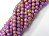 Mashan Jade - Purple, 6mm (6.5mm) Round-BeadDirect