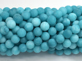 Matte Jade - Teal, 8mm Round-BeadDirect