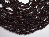 Red Garnet, 4mm - 10mm Pebble Chips Beads-BeadDirect