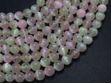 Selenite - Peach & Yellow, 8mm (8.5mm)-BeadDirect