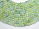 Jade - Light Green & Blue 6mm Round