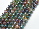 Mystic Coated Rainbow Agate, 8mm Faceted Round-BeadDirect