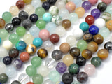 Mixed Stone, 6mm Round Beads