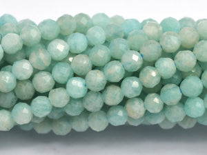 Amazonite Beads, 3mm Micro Faceted-BeadDirect