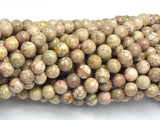 Fossil Jasper Beads, 6mm, Round Beads-BeadDirect