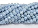 Angelite, 6mm (6.7mm) Round Beads-BeadDirect