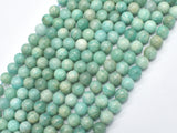 Russian Amazonite Beads, 6mm (6.8mm) Round-BeadDirect