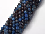 Blue Opal, 6mm (6.6mm) Round-BeadDirect