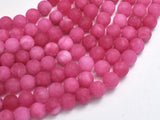 Matte Jade - Pink, 8mm Round-BeadDirect