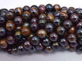 Mystic Coated, Tiger Eye Beads, 3 color, 8mm-BeadDirect