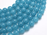 Blue Sponge Quartz Beads, Round, 10mm