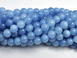 Jade - Blue, 8mm, Round-BeadDirect