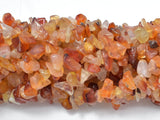 Carnelian Beads, 4-9mm Chips Beads, 34 Inch-BeadDirect
