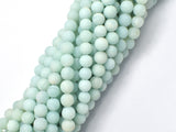 Matte Amazonite Beads, 6mm Round Beads-BeadDirect