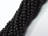 Genuine Shungite, 4mm (4.6mm) Round-BeadDirect