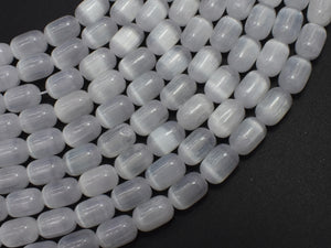 Selenite, Gypsum, White, 6x9mm Tube-BeadDirect