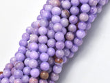 Jade - Purple, 4mm Round-BeadDirect