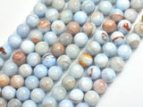 Jade - Light Blue, 8mm Round-BeadDirect